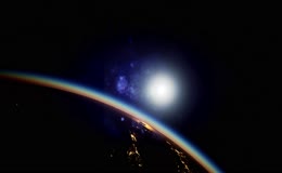 外太空星球光影