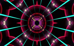 炫光圆形图案动感光效舞台背景LED