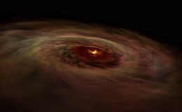 黑洞周围星云漩涡