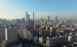 无锡城区航拍