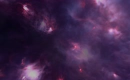 彩色星际星云