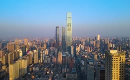 长沙 IFS 国金中心高空全景航拍