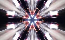 万花筒隧道光影