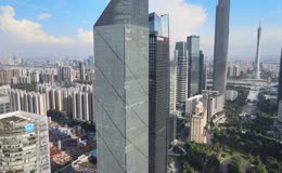 广州珠江新城航拍