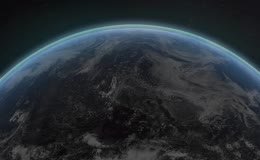 太空视角地球全景