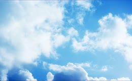夏日晴空云朵
