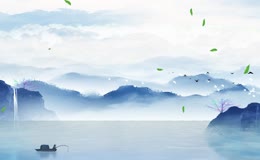 诗歌朗诵背景素材云海