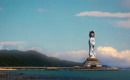 三亚南海观音实景