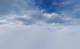 风景蓝天白云流云