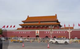 北京天安门延时摄影