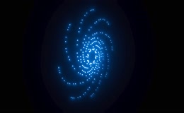 抽象粒子科技感旋涡光效