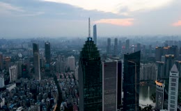 武汉西北湖天际线