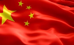 五星红旗飘扬