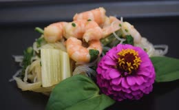 虾仁粉丝凉拌菜