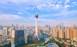 航拍成都天府熊猫塔城市全景
