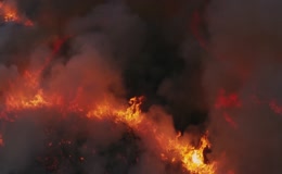 大面积山林野火