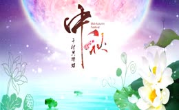 高清中秋动态背景素材