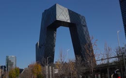 北京央视大楼延时摄影