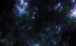 宇宙星际星云粒子流动