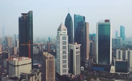 武汉西北湖 CBD 高楼航拍