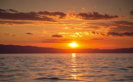 大海夕阳美景
