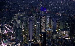 东京绝美夜景航拍 视觉震撼