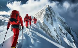 攀登雪山素材7