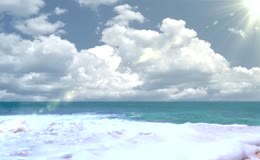 沙滩海浪海景