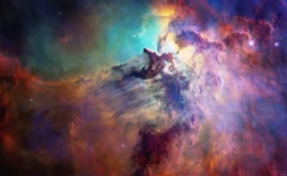 色彩缤纷的星云