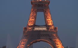 法国巴黎埃菲尔铁塔夜景