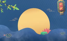 中秋节玉兔背景