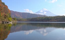 富士山秋湖