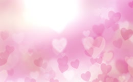梦幻爱心柔美背景视频
