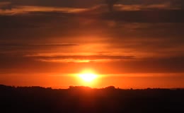 太阳落山夕阳延时
