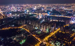 长沙震撼航拍大范围移动延时