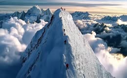攀登雪山素材2