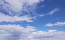 高空流动云层景色